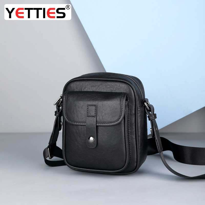 真皮男单肩包大学生小包便携斜挎包头层牛皮迷你包手机包侧背包潮,淘宝优惠券,粉丝福利购,淘宝优惠卷