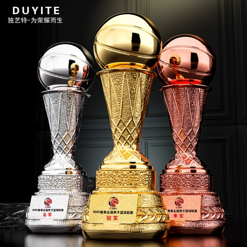 Супер большой баскетбольный трофей индивидуальный творческий золото, серебряный, медный спортивный чемпионат чемпионат Футбольный трофей