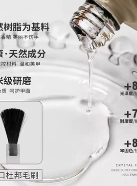 雷尼功能胶美甲店专用建构底胶封层套装钢化加固甲油胶甲片粘合剂