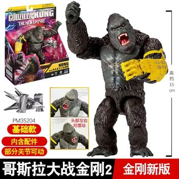 Godzilla ຂອງແທ້ທຽບກັບ Kong 2 Rise of an Empire Movie 2024 New Sounding Action Figure Monster Toy