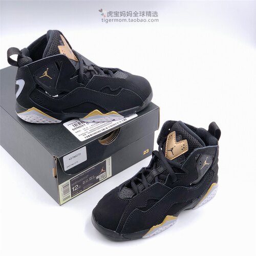 上海现货美国采购JORDAN TRUE FLIGHT男女儿童篮球运动鞋AJ7童鞋 - 图2