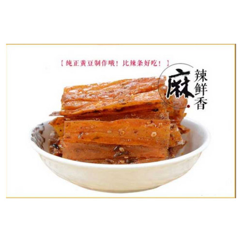 湖南平江特产文杰手撕豆皮油炸豆皮500g香辣豆皮豆干片片香绝微辣 - 图2