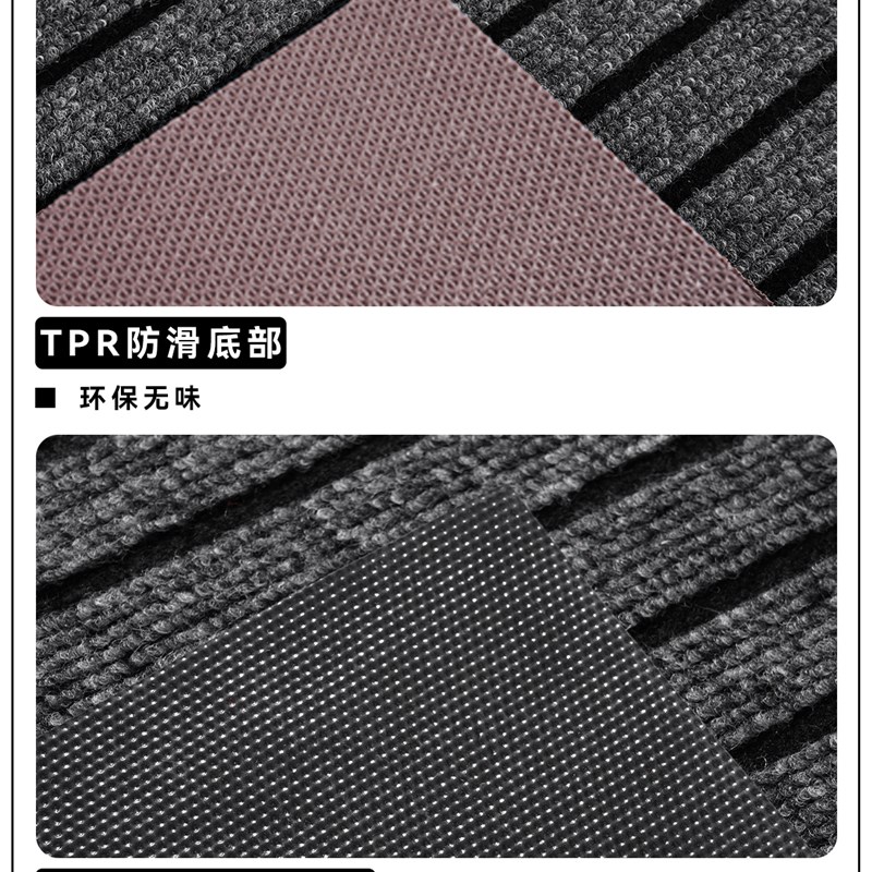 厨房地垫吸水吸i油防滑垫家用门口进门门垫可裁剪免洗可擦地毯定 - 图2