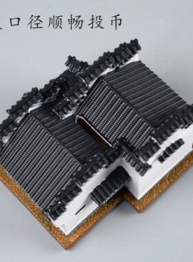 徽派古典传统中式建筑模型工艺A品微景观装饰摆件储蓄罐存钱罐礼