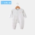 Thiên thần chuột babyiesies bé gái nam mùa xuân và mùa thu mặc da lộn bông romper romper sơ sinh dày áo - Áo liền quần áo liền quần hình thú trẻ em Áo liền quần
