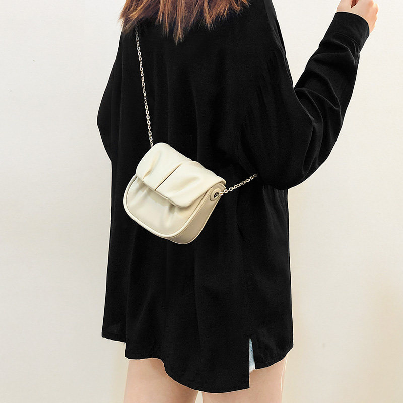 高级感小众迷你超火小包包女2022夏天新款轻奢链条斜挎褶皱小方包,淘宝优惠券,粉丝福利购,淘宝优惠卷