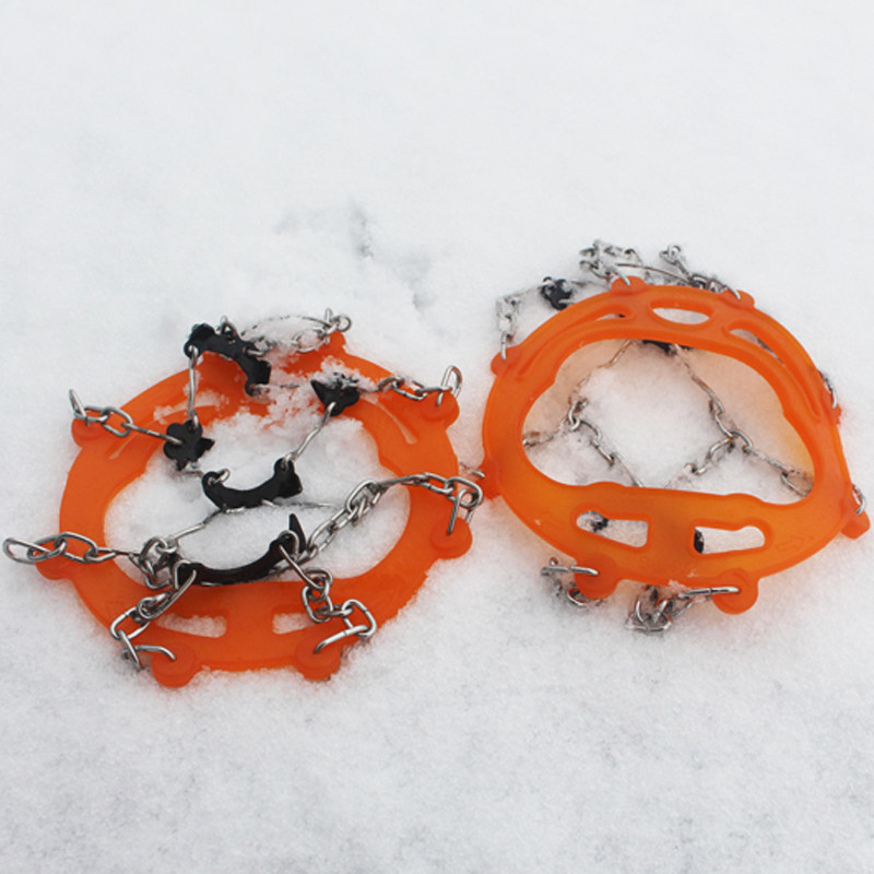 户外登山8齿冰爪防滑神器雪地靴鞋钉链下雪天鞋底防摔冰抓鞋套,淘宝优惠券,粉丝福利购,淘宝优惠卷