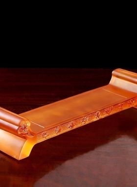 台湾古法琉璃八吉祥如意贡台