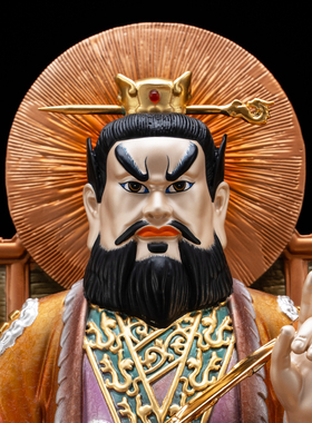 圆通佛具纯铜张天师神像家用供奉
