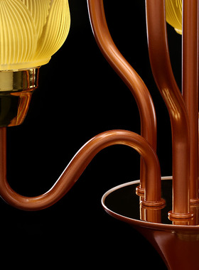 七彩水琉璃莲花灯圆通佛具