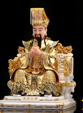 石雕王母娘娘玉皇大帝神像