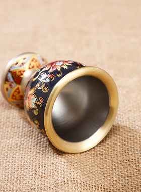 黄铜敬神供杯佛前供水杯家用供奉祖先供杯关公财神仙家佛台酒杯