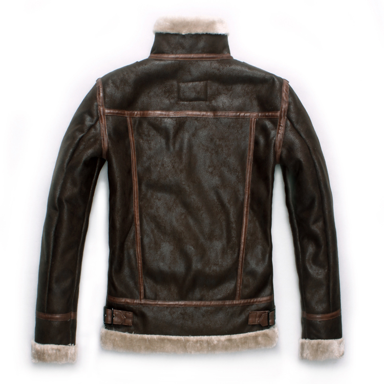 Leon 修身短款 仿皮毛一体男士皮衣服 生化危机 4 里昂同款外套 Leon 修身短款 仿皮毛一体男士皮衣服 生化危机 4 里昂同款外套