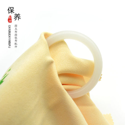 银饰品擦银布 纯银首饰清洁擦拭布银器上光布 发黄变黑氧化保养 - 图3