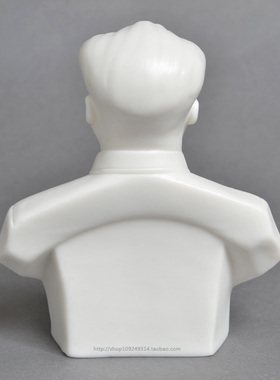 陶瓷主席半身像瓷像雕塑像小摆件