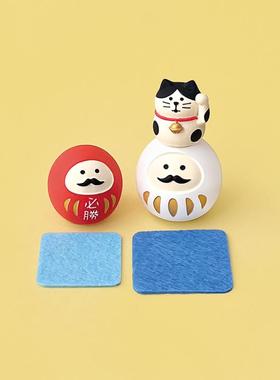 合格祈愿达摩摆件日本DECOLE