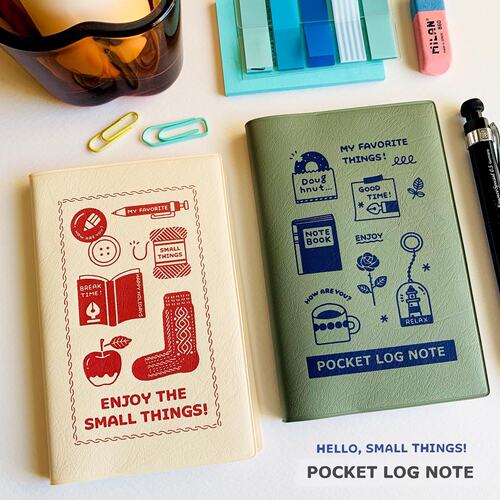 口袋笔记本艺术家联名日本制PAPIER PLATZ手账便签计划本Eric - 图3