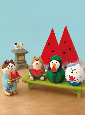 微醺夏凉夜concombre摆件