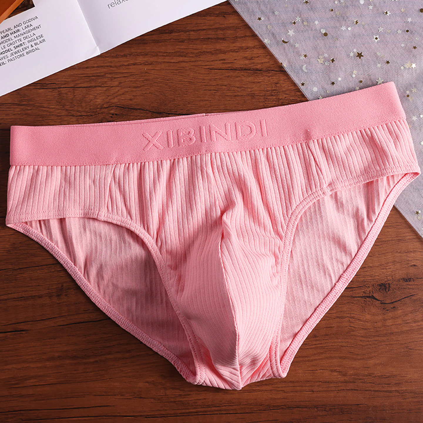 内裤男士低腰透气罗纹棉三角裤青年男款U凸性感运动短裤头裤衩男,淘宝优惠券,粉丝福利购,淘宝优惠卷