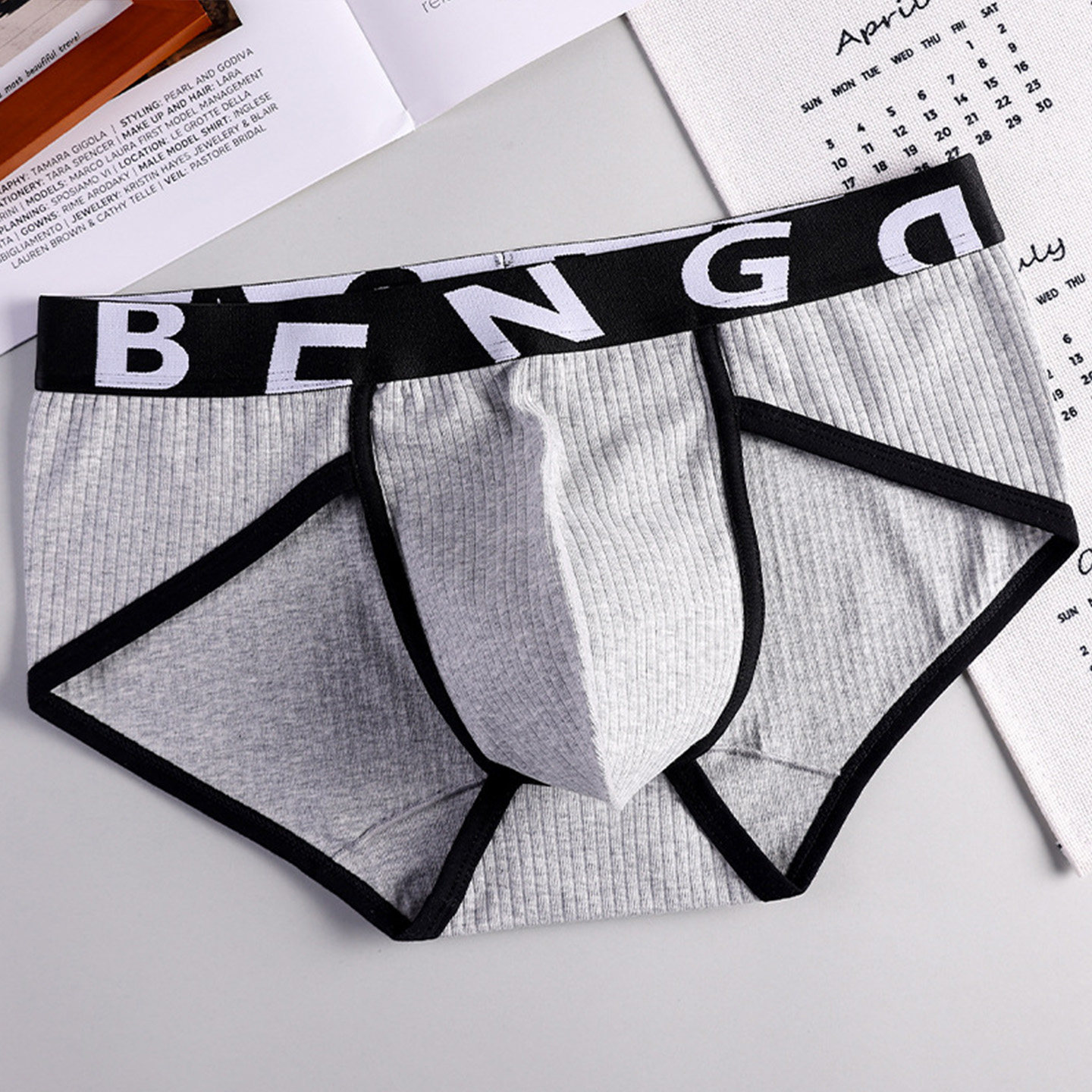内裤男士低腰透气罗纹棉三角裤青年男款U凸性感运动短裤头裤衩男,淘宝优惠券,粉丝福利购,淘宝优惠卷