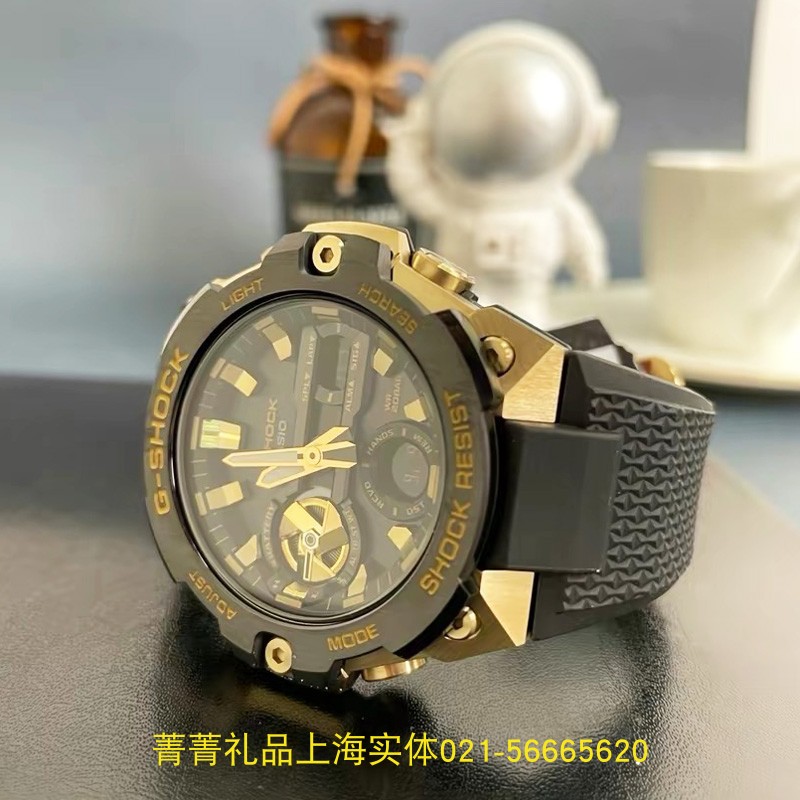 卡西欧手表男GST-B400GB-1A9黄金时代太阳能蓝牙运动腕表钢铁之心 - 图1