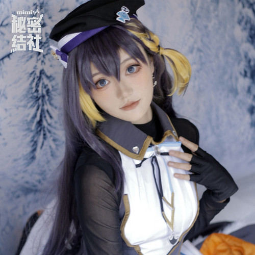 彩虹社VTuber 虚拟主播cos服 Petra小企鹅冬装 cosplay套装定制女 - 图1