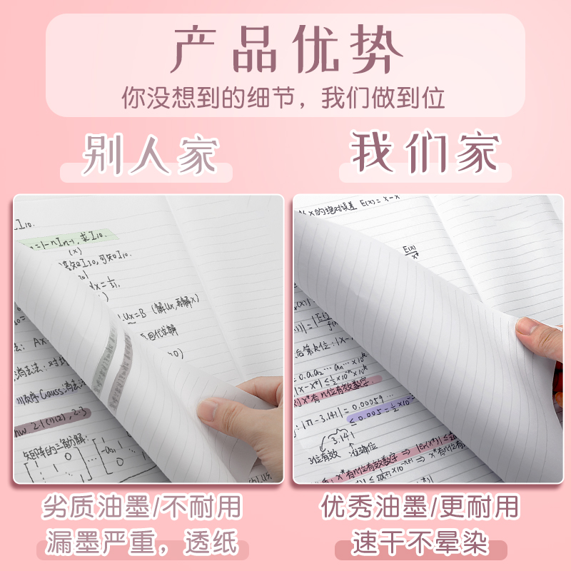荧光笔标记笔学生做笔记专用手帐账笔记号笔彩色划重点多色双头软头莹萤光笔ins高颜值莫兰迪色系手杖笔一套-图1