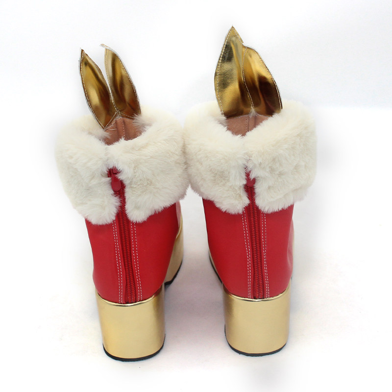 英雄COS联盟手游 格温兔年限定皮肤cos鞋cosplay鞋子定制