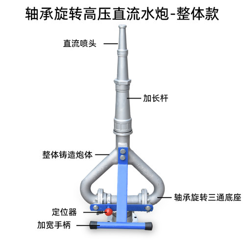 洒水车高压水炮消防水炮水枪喷头旋转喷枪绿化车水炮头洒水车配件 - 图0