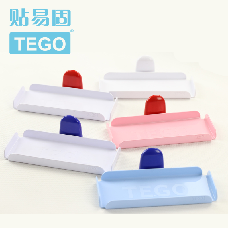 TEGO/贴易固多用墻挂置物架吸膜免钉廚房浴室宿舍化妆台壁挂创意-图2