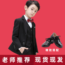 Children suits suit Boy handsome suit jacket CUHK Scout jacket CUHK Scout English Flower Fairytale Kid Piano out of the suit