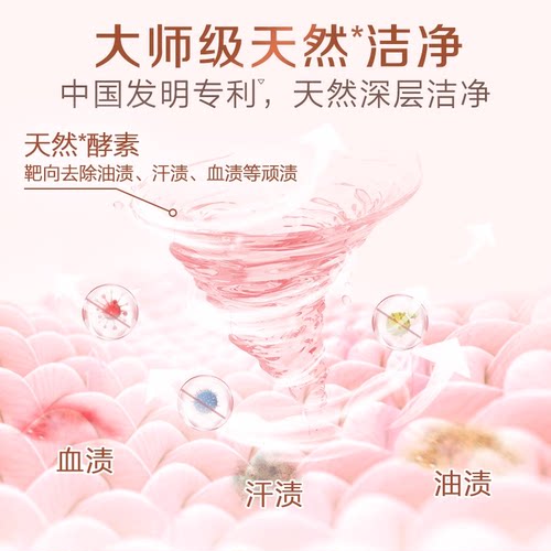 立白大师香氛洗衣液袋装家用2元商品88vip深层洁净去异味持久留香 - 图1