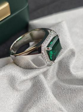 冷淡风单身个性大码宝石戒指ins