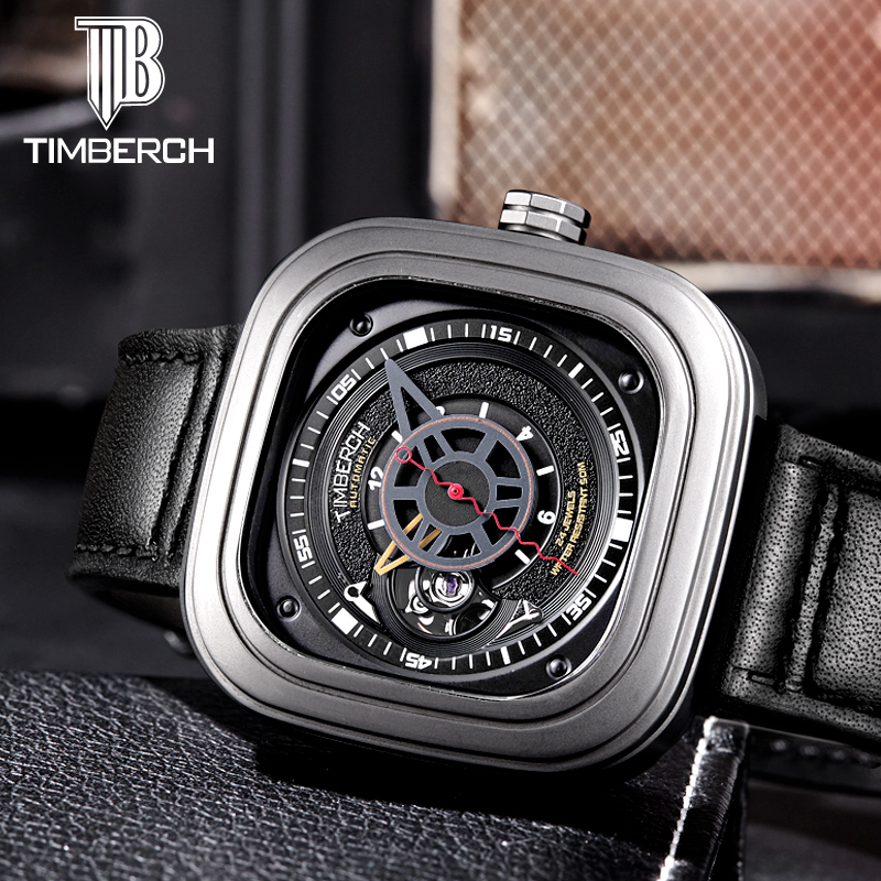 square type watch