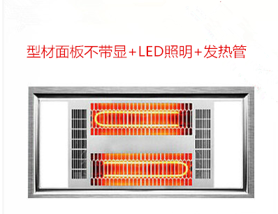 集成吊顶碳纤维风暖黄金管取暖照明换气五合一多功能浴霸 - 图2