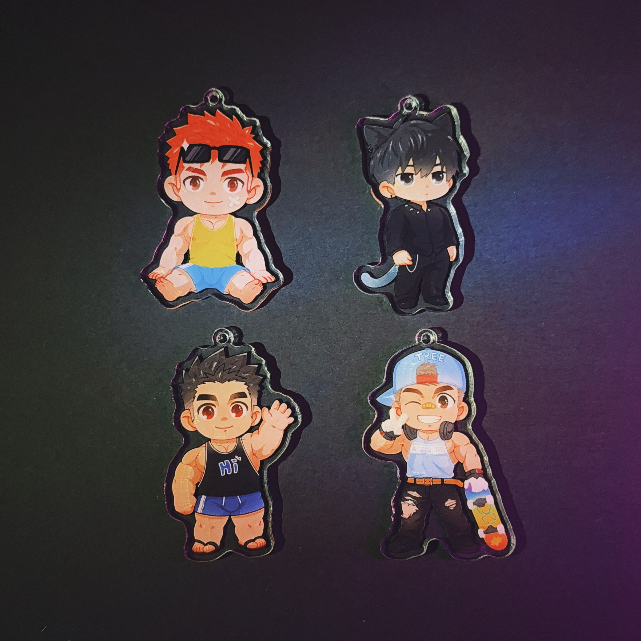 大树周边【肌肉男友】第六期——立牌/透卡/钥匙扣,淘宝优惠券,粉丝福利购,淘宝优惠卷