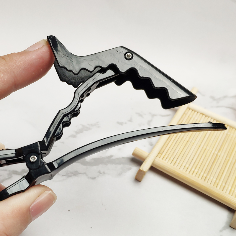 美发鳄鱼夹分区大号鸭嘴造型定位夹磨砂影楼盘发化妆师初学者用 - 图1