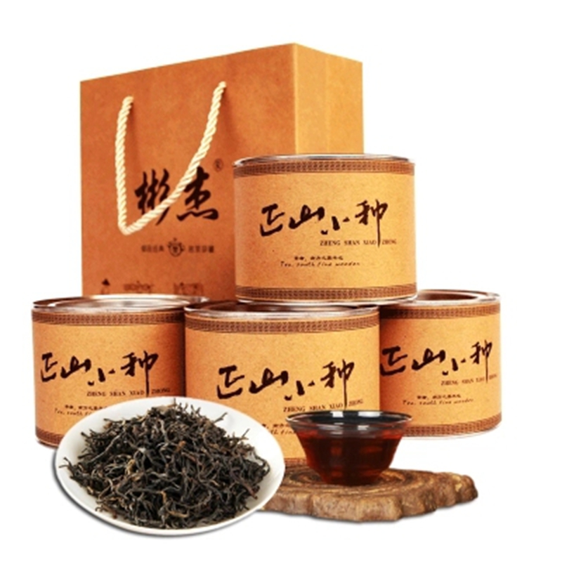 正山小种红茶散装茶叶4罐