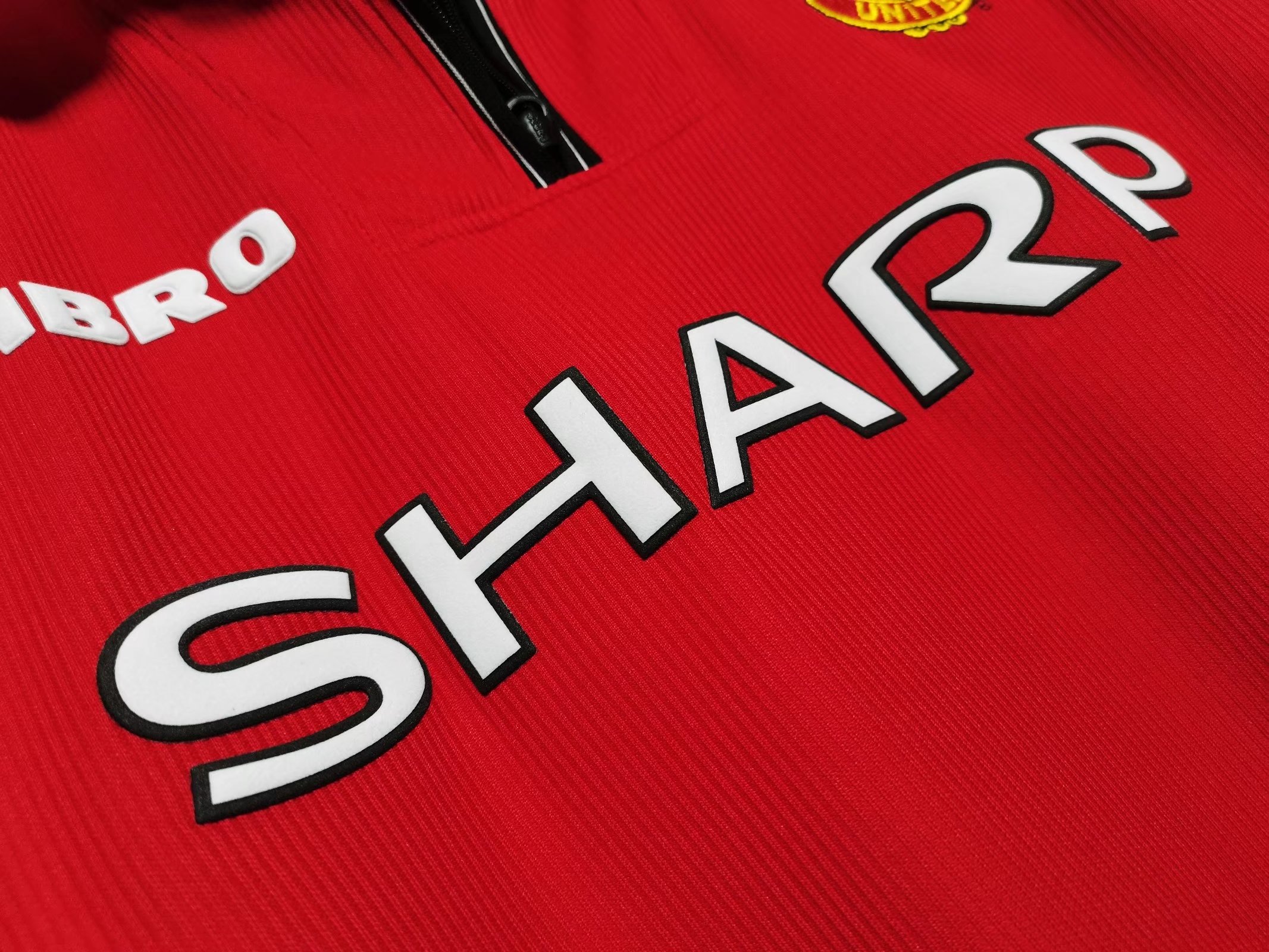98 99 Retro Manchester BECKHAM United Long Soccer Jerseys - 图2