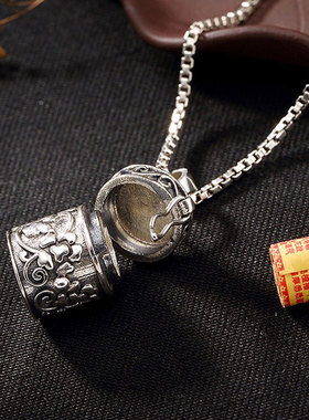 小盒子可打开空心朱砂随身嘎乌盒