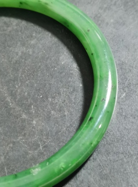 手镯新疆和田玉碧玉细条圆条内径58.5 口径全可以直接下单 亏本价