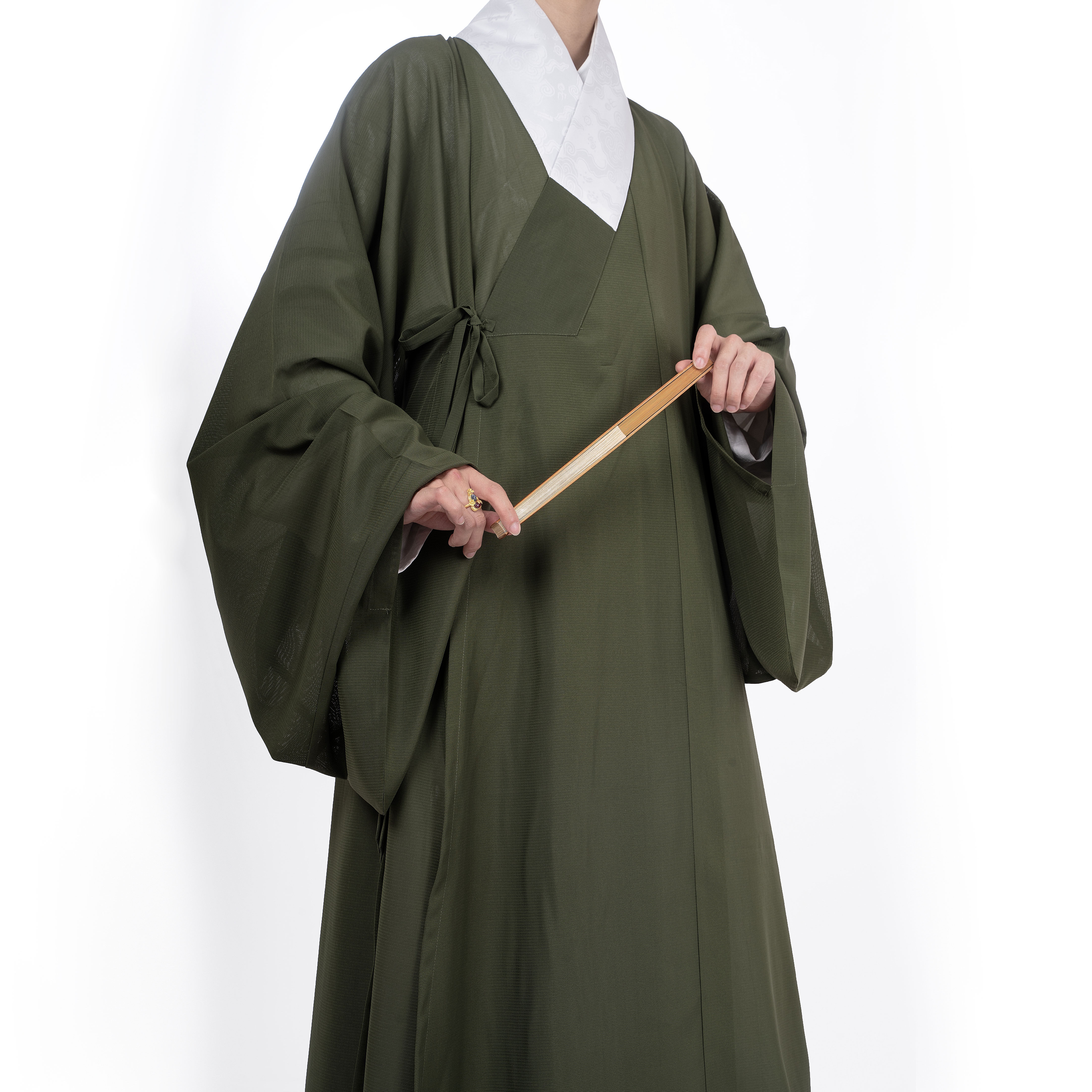 惜物国风 明制传统交领汉服二经绞罗横卧领小袖道袍长衫春夏秋款,淘宝优惠券,粉丝福利购,淘宝优惠卷