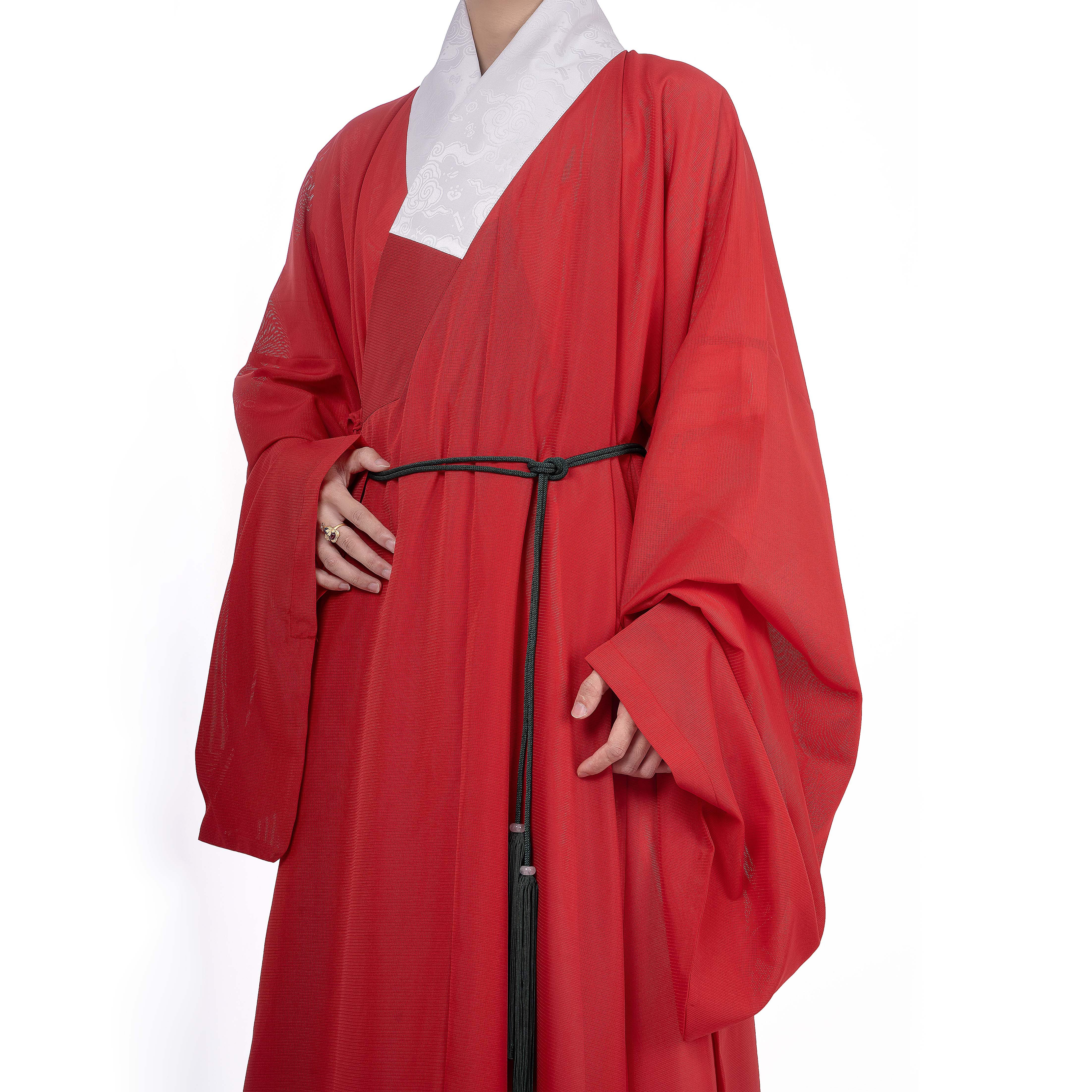 惜物国风 明制传统交领汉服二经绞罗横卧领小袖道袍长衫春夏秋款,淘宝优惠券,粉丝福利购,淘宝优惠卷