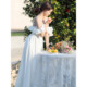 He Yi Jianyou <ຮັກ> French bud fishbone light wedding dress red and white satin tube top dress suspender dress