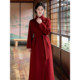 Jiangzhu ຕົ້ນລະດູໃບໄມ້ປົ່ງເສື້ອຄຸມຂົນສັດສອງດ້ານ, ເສື້ອຄຸມຂົນສັດສີແດງຢືນເຖິງຄໍອວຍພອນປີໃຫມ່, ເສື້ອຄຸມຜ້າຂົນຫນູທີ່ມີອາລົມສູງ