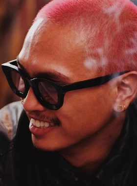 高级感复古窄框网红太阳眼镜