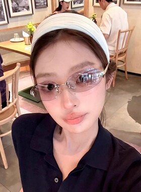 猫眼jennie同款墨镜女适合方圆脸2025新款复古欧美近视女太阳镜男