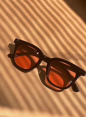 日系街头男士太阳镜小框余文乐潮