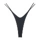 Pure cotton sexy thin strap seamless sports thong for women