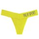 European and American ultra low waist seamless nylon sports thong